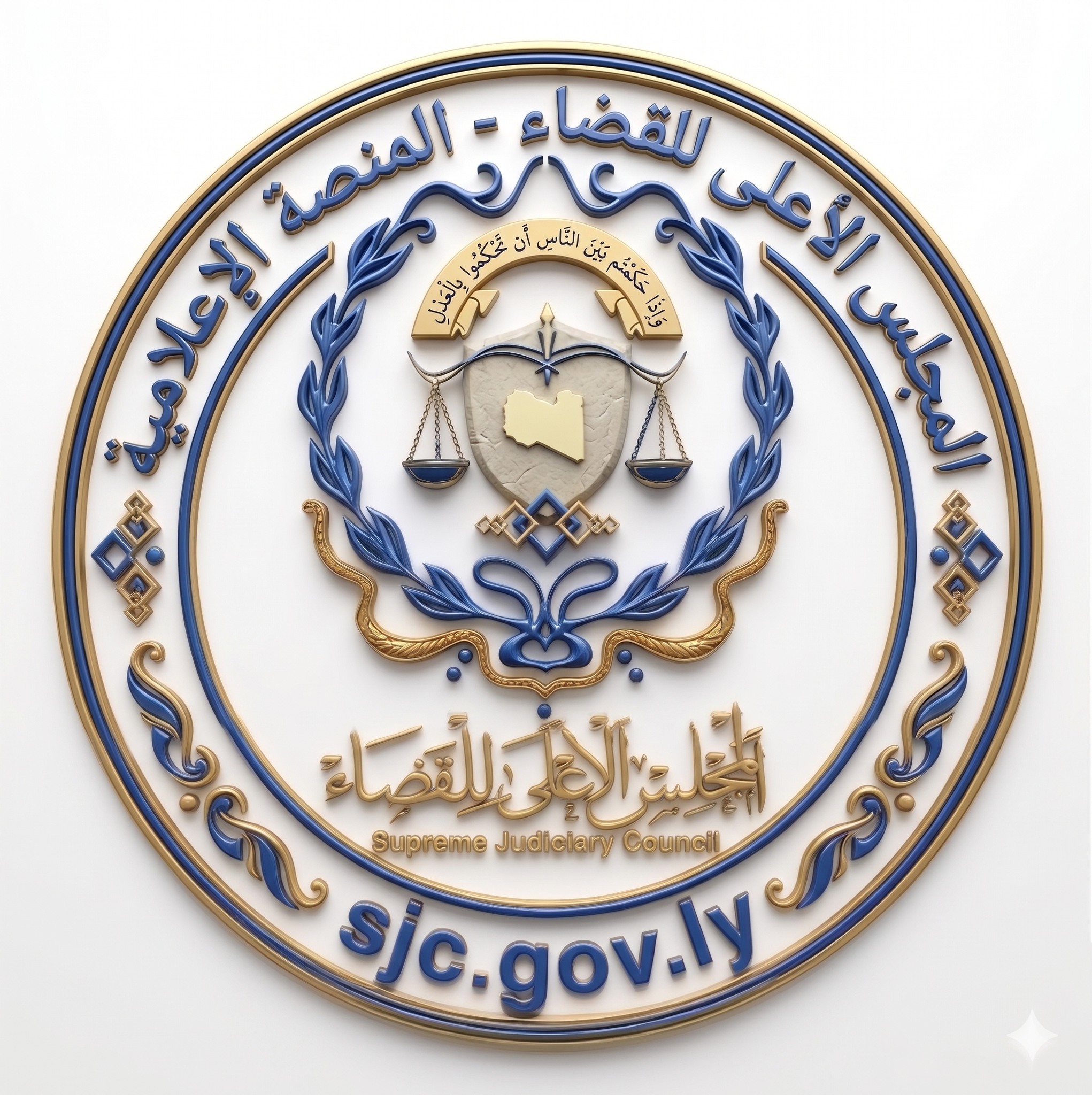 شعار المجلس الأعلى للقضاء
