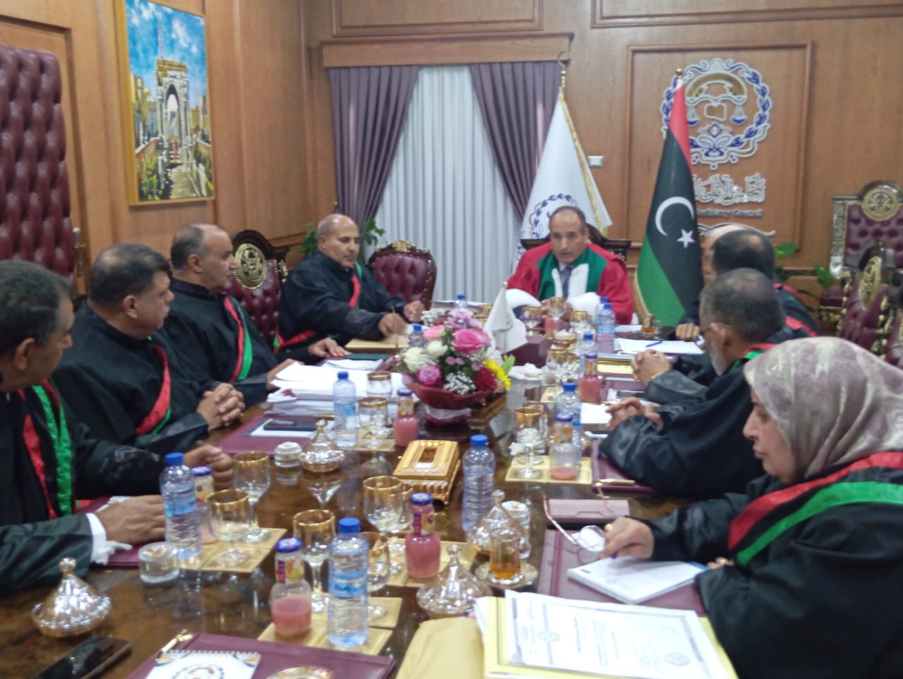  اجتماع المجلس الأعلى للقضاء 